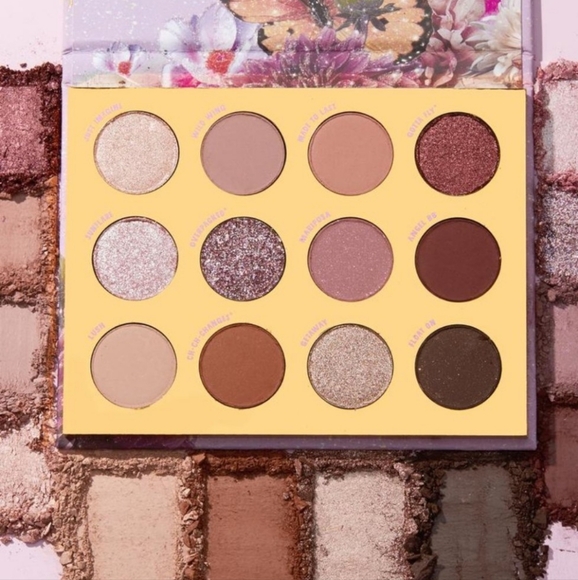 Colourpop Flutterfly 12 Pan Eyeshadow Palette (Cool Tones) - Picture 2 of 7